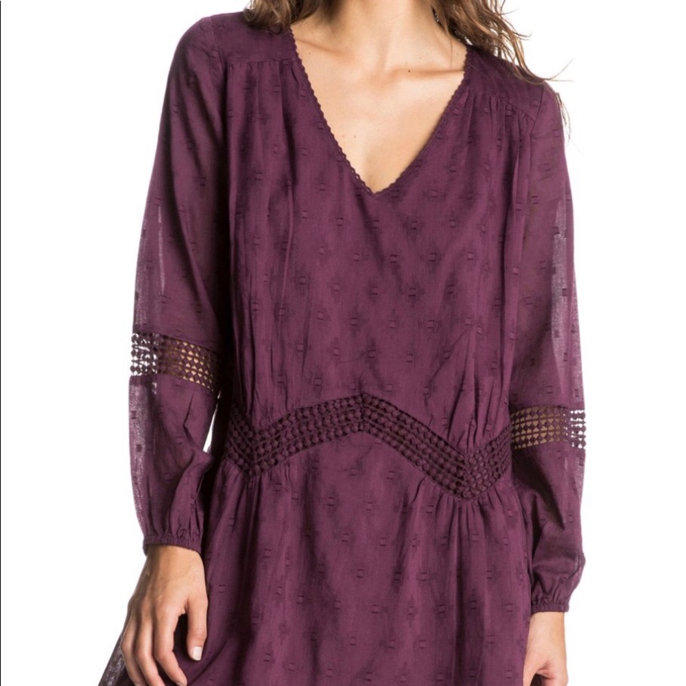NWT Roxy boho purple dress